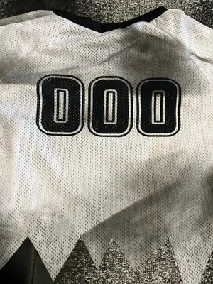 Womens XL NWT Dolls Kill Go Zombies Cropped Football Jersey thumbnail 10