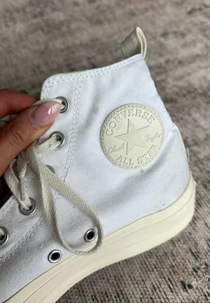 Converse Custom Cream And White High Top thumbnail 5