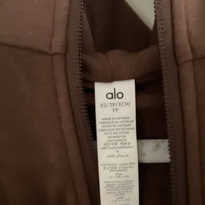 Alo Yoga Sway Full Zip Hoodie Brownstone XS thumbnail 12