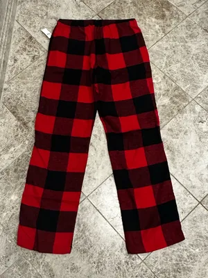Old Navy Flannel Pajama Pants NEW Mid Rise Red Buffalo Plaid Small 738108 thumbnail 6