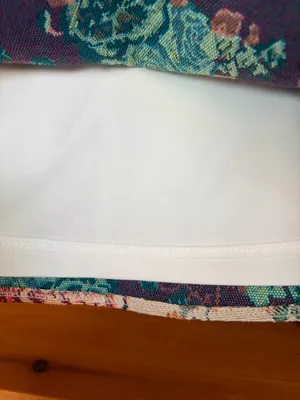 Floral Tapestry Mini Skirt Vintage Inspired Western Boho Fall Cotton Blend S thumbnail 7
