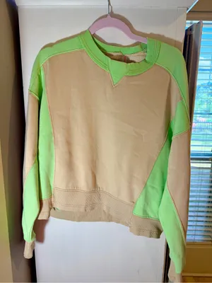 Free People FP Movement Intercept Colorblock Pullover - size Small! thumbnail 1