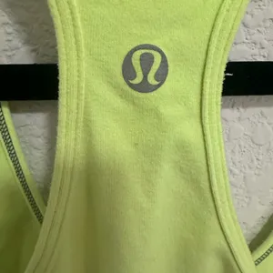 Lululemon Cool Racerback Wild Lime Size 4 Neon Yellow-Green thumbnail 9