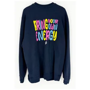 Peloton BYOE Crewneck Sweatshirt Unisex‎ XXL Blue Athleisure thumbnail 4
