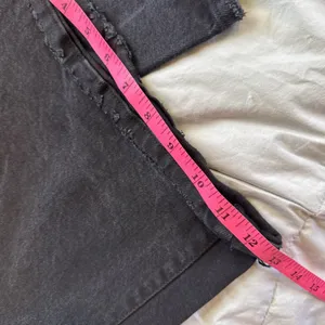 Good American Jeans Womens 10/30 Black Charcoal High Rise Wide Leg Palazzo thumbnail 10