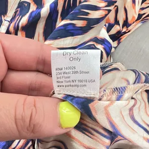 Parker Harrison silk romper in Deep Sea Sunrise Parke size small thumbnail 11