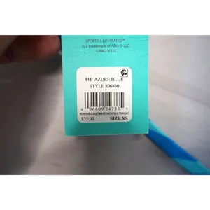 Sports Illustrated Swim Aqua Zebra Bikini Top‎ thumbnail 4