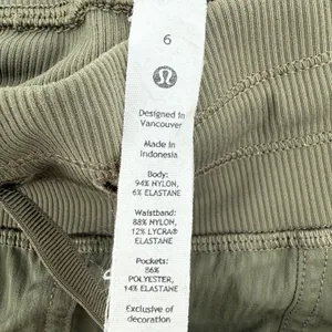 Lululemon Dance Studio‎ Mid-Rise Jogger Carob Brown Green Women 6 Active W5ENMS thumbnail 5