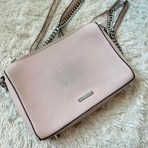 Avery Mini Crossbody Bag Vintage Pink with Silver Hardware thumbnail 7