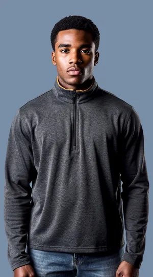 Carhartt Men's Slightly Fitted Quarter-Zip Pullover thumbnail 1