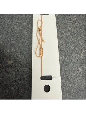 Women's Evil Eye Bracelet One Size Gold and Beige thumbnail 5