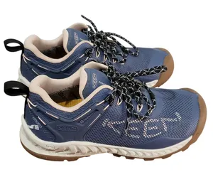 KEEN NXIS EVO Waterproof Hiking Shoes Women's 7.5 Blue Trail Sneakers thumbnail 1