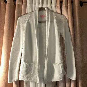 Lilly Pulitzer Size XS Open Front Loose Knit Cardigan thumbnail 1