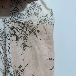 Ulla Johnson‎ Flutter Sleeve Floral Botanical Ivory Blush Pink Blouse thumbnail 4