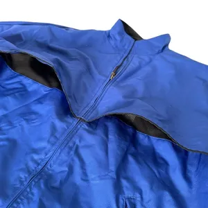 Cutter Buck Weather Tech Windbreaker Golf Jacket Women Blue Vented Piping Coat M thumbnail 13