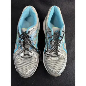 Asics Gel Contend 2 Women's Running Shoes Size 6 Gray Aqua Green thumbnail 5