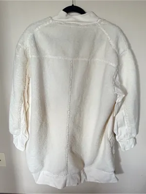 Anthropologie daily practice Sherpa jacket cream 1x thumbnail 5