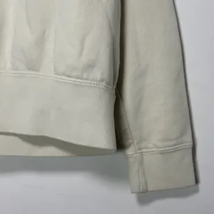 Nike Sportswear Essential Oversized Hoodie Cream Beige Embroidered Swoosh Medium thumbnail 6