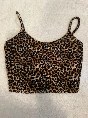 SheIn Cheetah Print Tank Top thumbnail 1