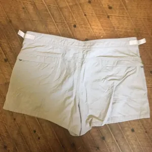 American Eagle Y2K tan shorts Tan Size 10 thumbnail 2