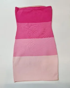 superdown Perla Ombre Mini Dress in Pink Ombre thumbnail 11