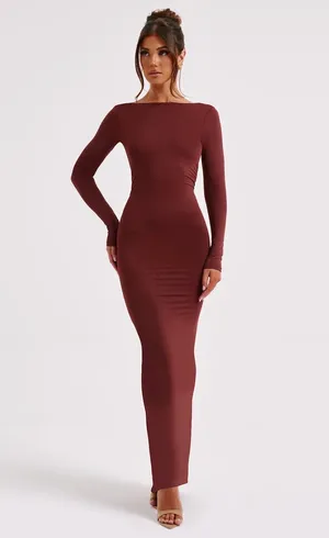 Babyboo Dress Maxi brown thumbnail 1