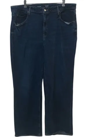 Old Navy Extra High Rise Sky Hi Wide Leg Blue Jeans Woman’s 18 thumbnail 1
