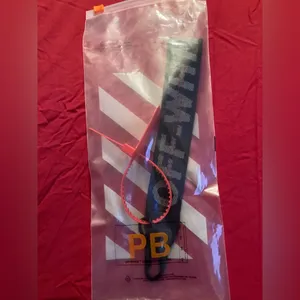 Authentic Off-White Keychain / Lanyard by Virgil Abloh In Black thumbnail 6
