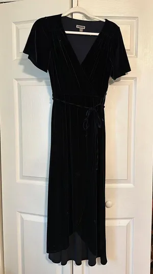 Navy Formal Dress Blue Size XS thumbnail 2