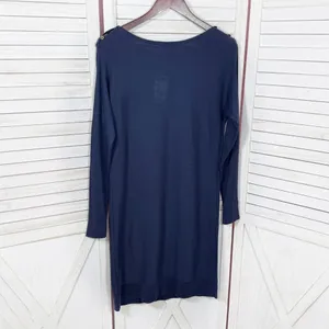 Lilly Pulitzer Jupiter Knit Sweater Shift Dress Navy Blue‎ XS Long Sleeve thumbnail 9
