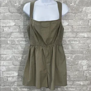 Urban Outfitters Olive Marci Bustier Romper thumbnail 2