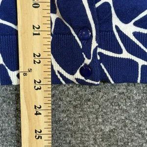 Pendleton Blue White Cardigan Sweater Button Up Size M Women's thumbnail 7