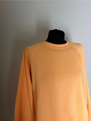 Old Navy Crewneck Sweatshirt in Peachy Orange thumbnail 2