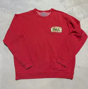 Morgan wallen one night at a time 865 patch Red Crewneck Sweatshirt large thumbnail 1