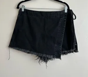 We The Free Emmy Denim Skort Size 12 thumbnail 2