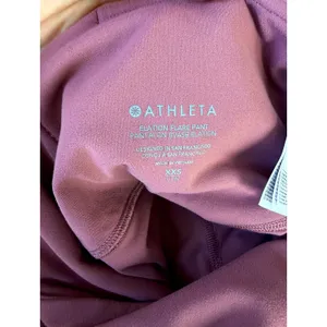ATHLETA Elation High Rise Flare Mauve Pink Yoga Leggings Pants Womens XXS thumbnail 5