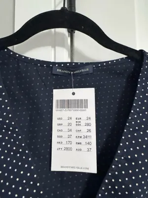 Brandy Melville Polka Dot Top thumbnail 2