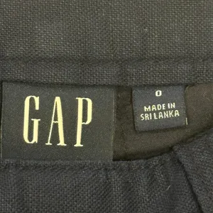 Gap Uniform Linen Pleated Pants 0 Navy Blue Minimal Chic Classic thumbnail 8