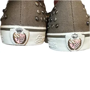 Juicy Couture Women's Eclipse Juice Couture Mouse Grey Canvas Sz 7.5‎ thumbnail 8