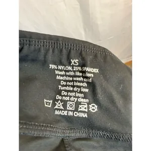 Womens Leggings Size XS Black High Rise Bootcut Flare Yoga Pants Pockets thumbnail 7