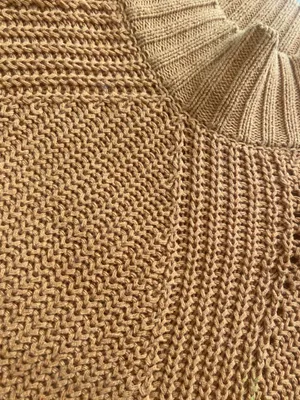 Aeropostale Yellow Mustard Knit Sweater thumbnail 3