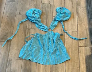 Blue Mini Dress thumbnail 1