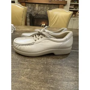 SAS Shoes Womens Siesta Lace Up Loafer Leather‎ Moccasin Comfort Pearl Size 9 N thumbnail 3