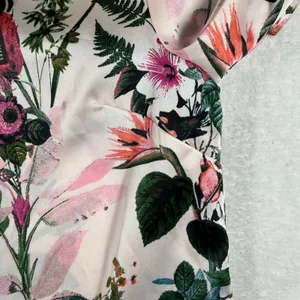 Banana Republic XS‎ Pink Floral Bird Print Long Sleeve Blouse NWT 268329-00-1 thumbnail 8