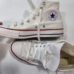 Converse Chuck Taylor All Star Hi Sneaker in Optical White thumbnail 7