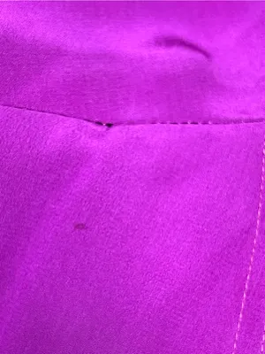 Diane Von Furstenberg Fuchsia Wrap 100% silk Midi Dress size 6 DVF FLAWED thumbnail 12