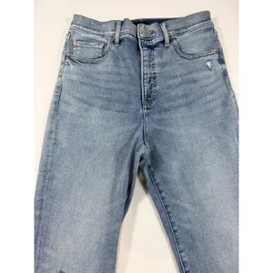 Express Womens 90s Slim Super High Rise 10R Blue Jeans Distressed Denim thumbnail 15