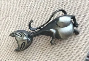 Vintage Kitty Brooch thumbnail 1