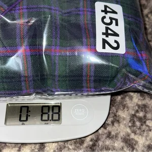 Ralph Lauren Women’s Size M Purple Green Plaid 2 Piece Logo Crest Pocket Pajamas thumbnail 8