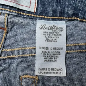 Levi Strauss Signature Womens Size 10 Bootcut Jeans Blue Denim Western Classic thumbnail 5